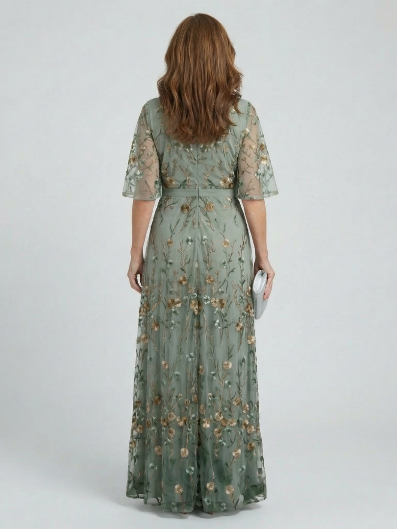 Selora | Halter Bloom Flow Maxi Dress.