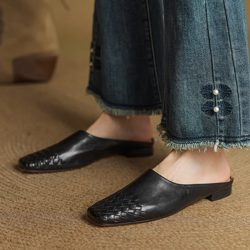 Dalvi Genuine Leather-Mules