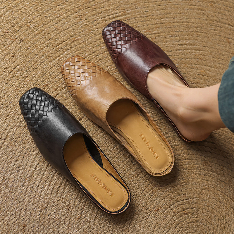 Dalvi Genuine Leather-Mules